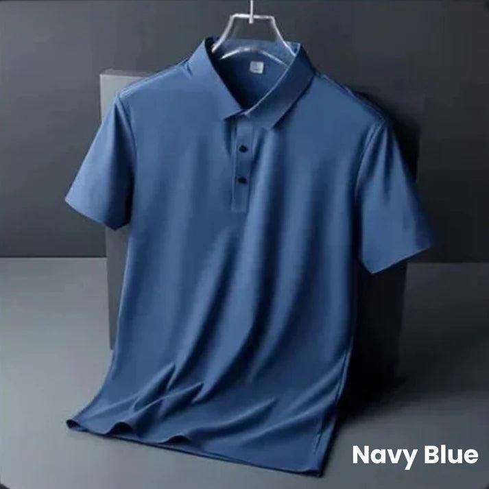 MSfashion Poly Matte Solid Half Sleeves Men's Polo T-Shirt Pack Of 4