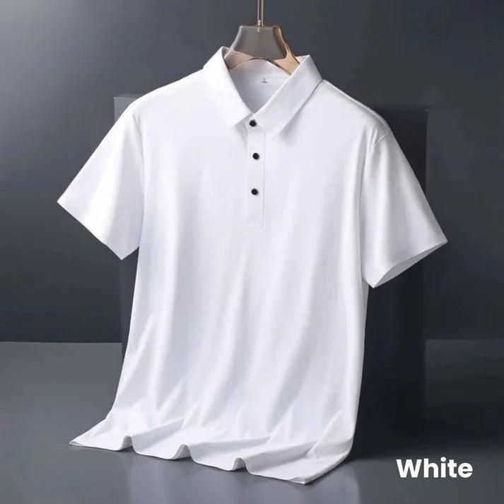 MSfashion Poly Matte Solid Half Sleeves Men's Polo T-Shirt Pack Of 4