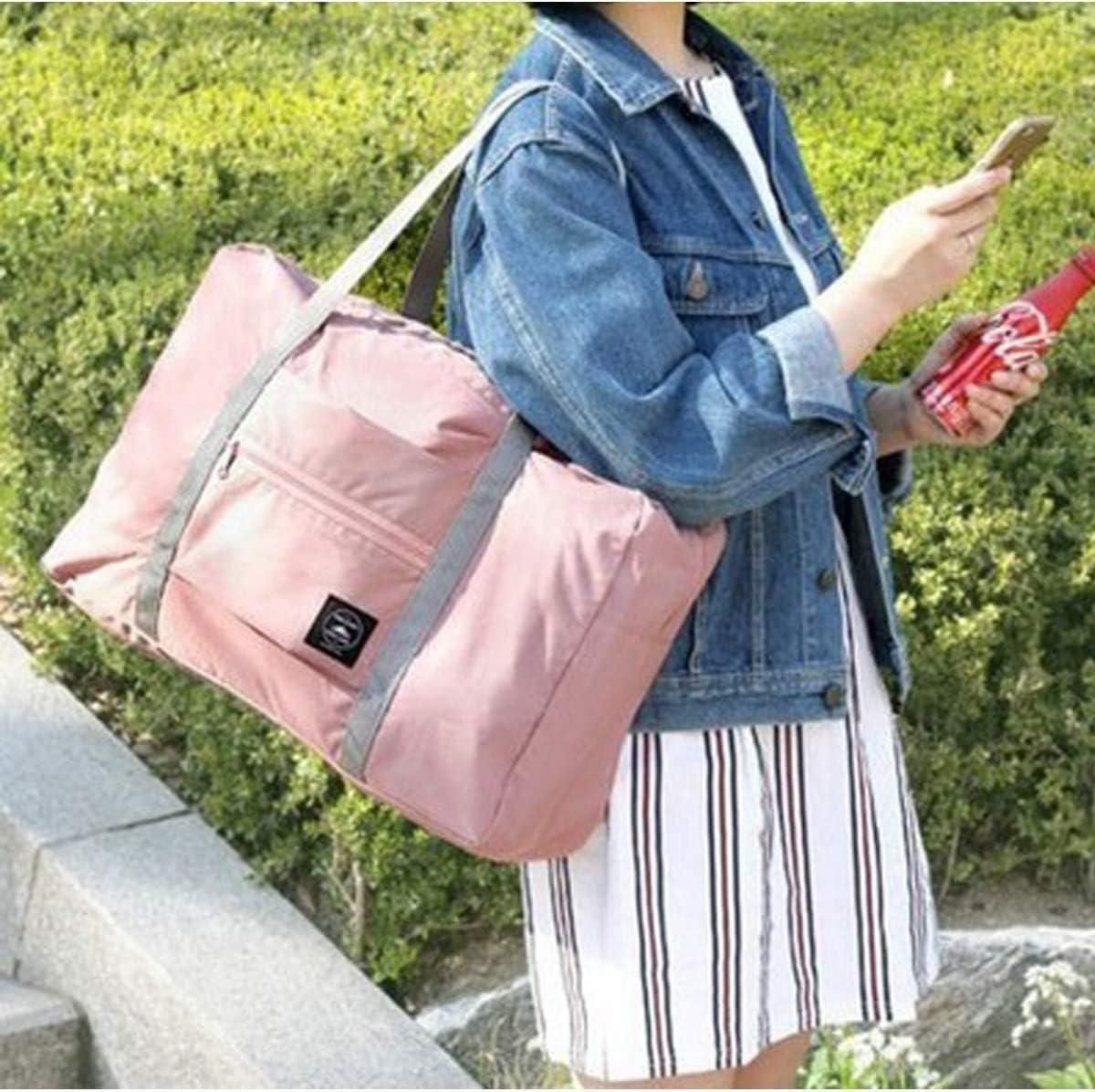 Wind blows & River Flows Foldable Travel Waterproof Duffel Bag